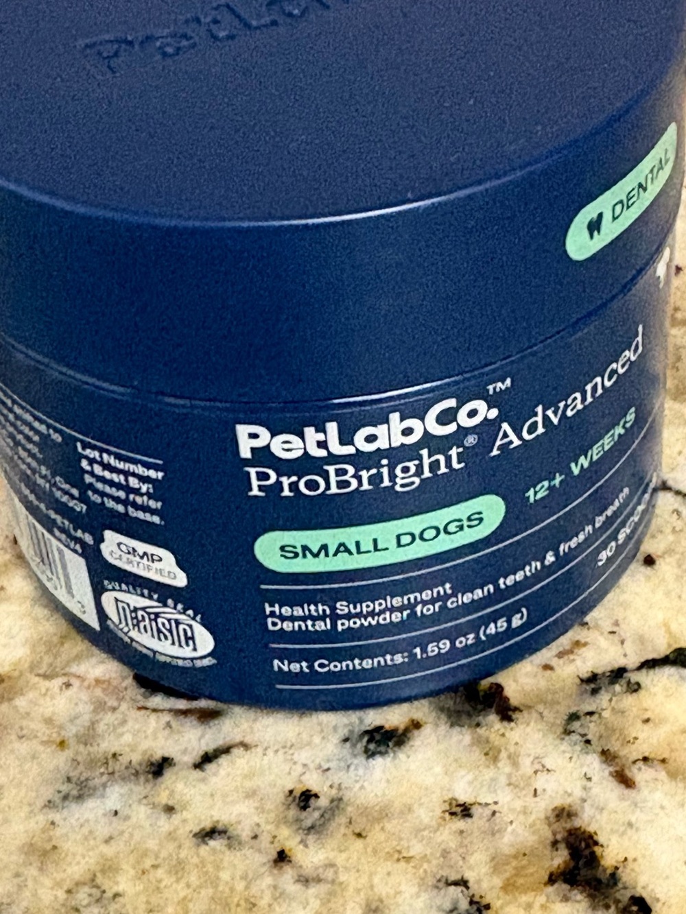 ProBright Advanced Dental Powder for Small Dogs - Blue